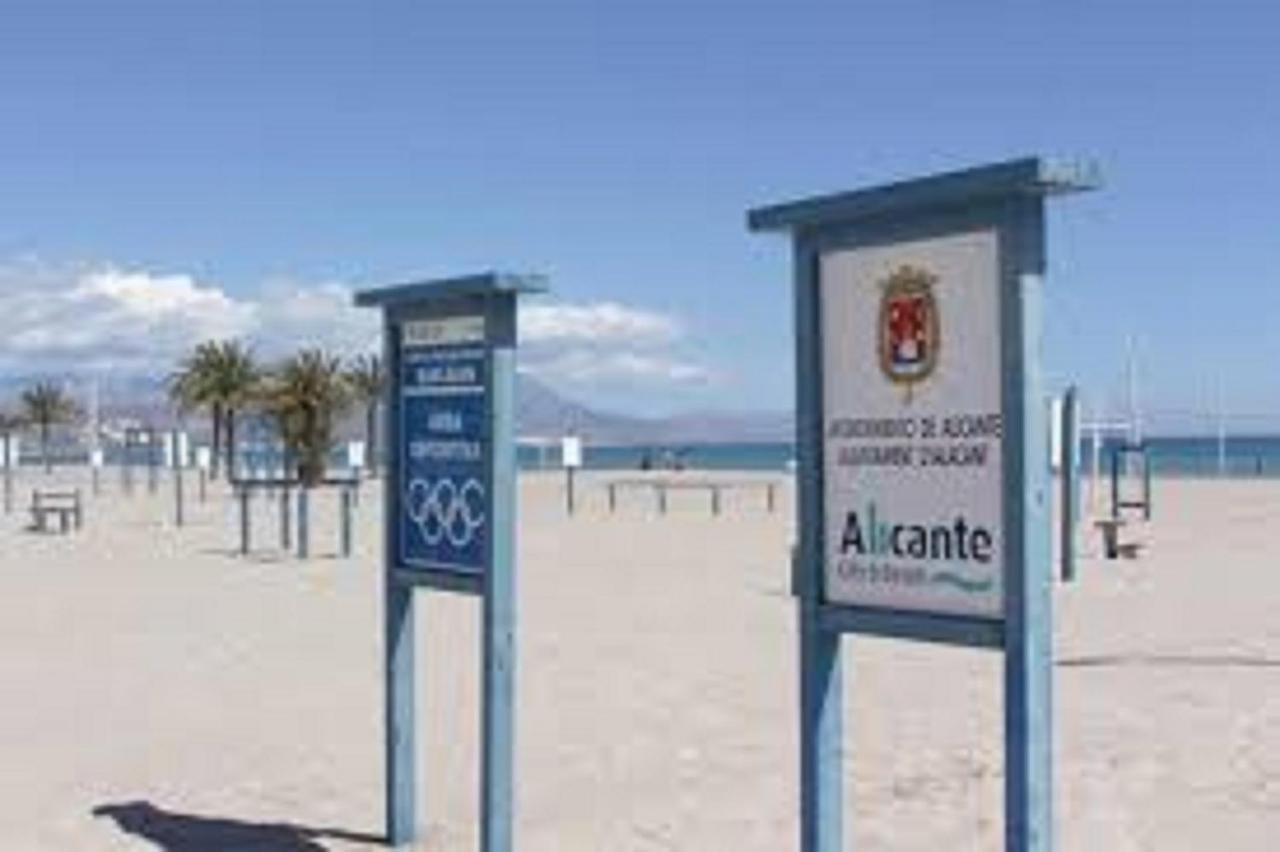 Apartamento Con Terraza En San Juan Playa Alicante Eksteriør billede